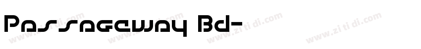 Passageway Bd字体转换